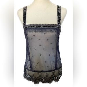 Gilly Hicks y2k Sheer Cami